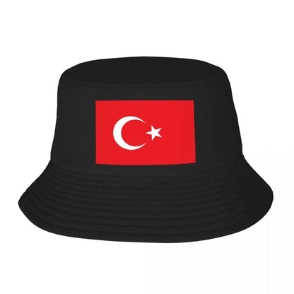 Custom Flag Of Turkey Bucket Hat for Women Men
