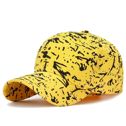 5 Colors New Fashion Youth Unisex Graffiti Style Sunshade Baseball Cap Men Women