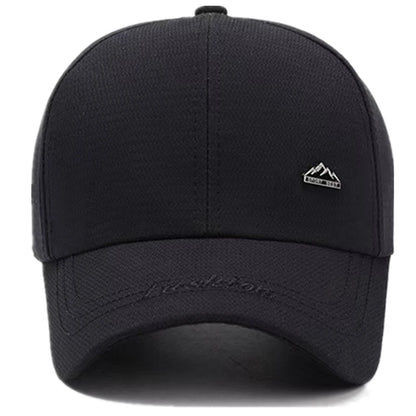 Men Solid Color Cap Outdoor Fashion Fishing Baseball Cap