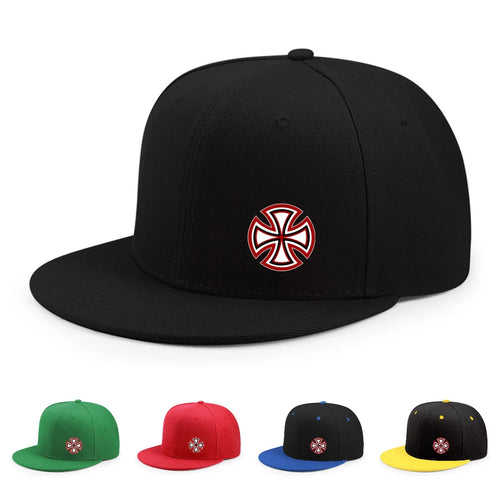 Printed Snowflake Pattern Flat Edge Baseball Cap Enlarged And Deepened