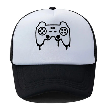 Game Console Printed Baseball Cap