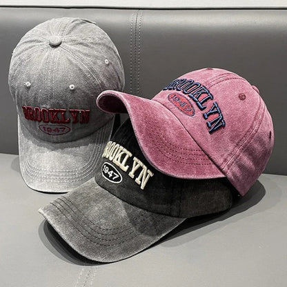Letter Brook Baseball Caps for Womem Men