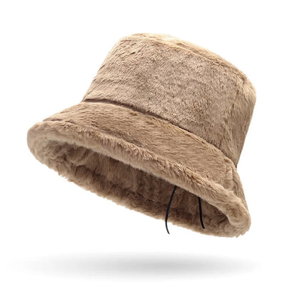 Cozy Faux Fur Bucket Hats Autumn & Winter