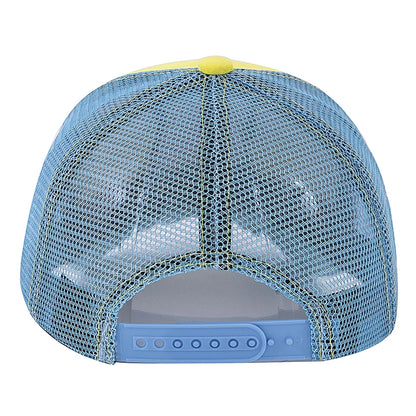 Unisex Summer Animal Trucker Hat Kangaroo Pattern Patch Design Suede Baseball Cap