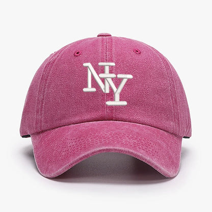 Embroidered NY Letters New York Vintage Baseball Caps Men Women