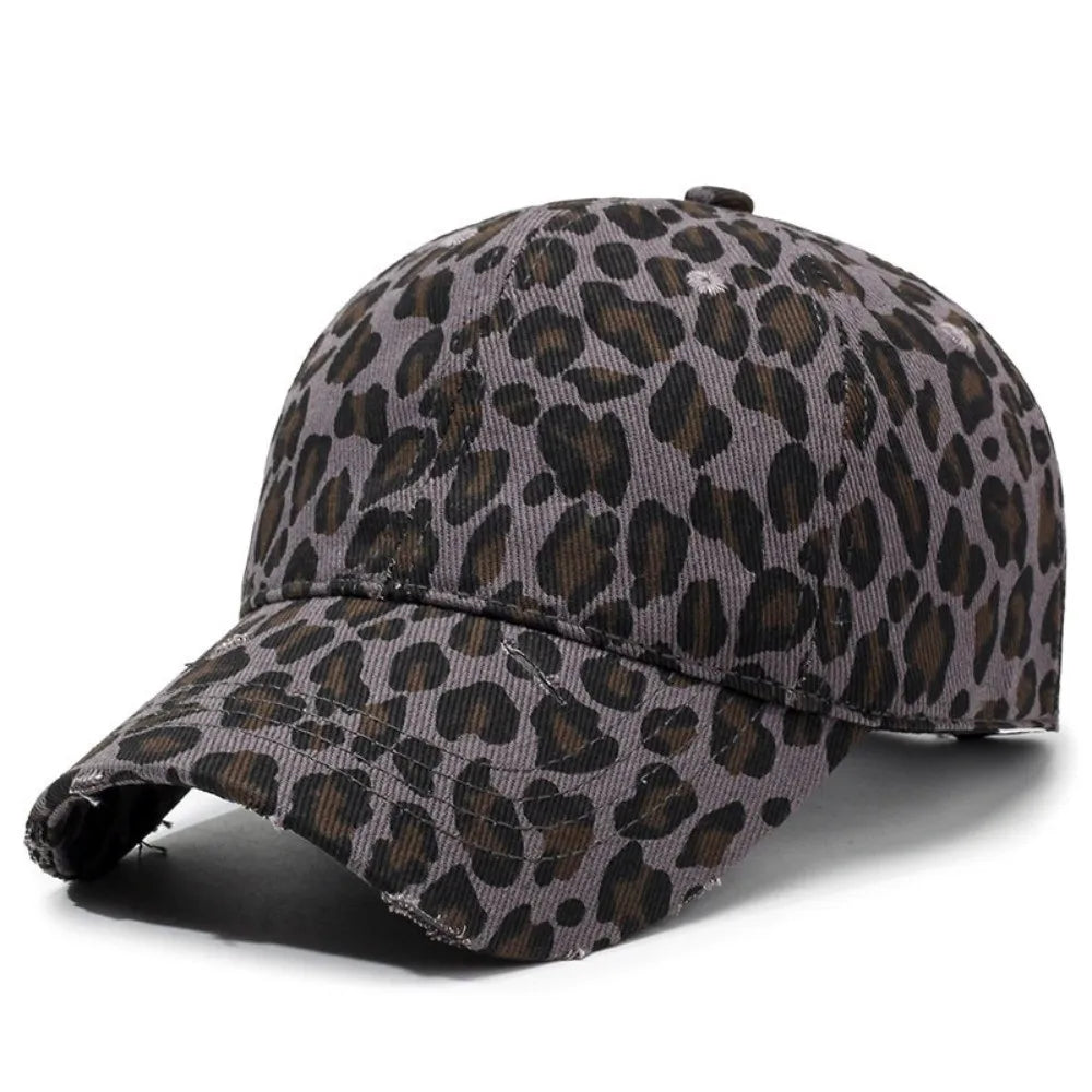 Fashion Accessory Retro Leopard Print Hat Adjustable