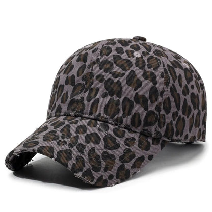 Fashion Accessory Retro Leopard Print Hat Adjustable