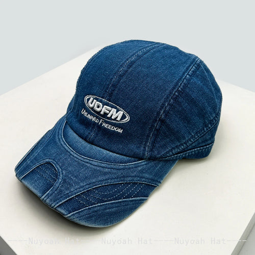 New Men Women Niche Retro Solid Embroidered Letters Baseball Hats
