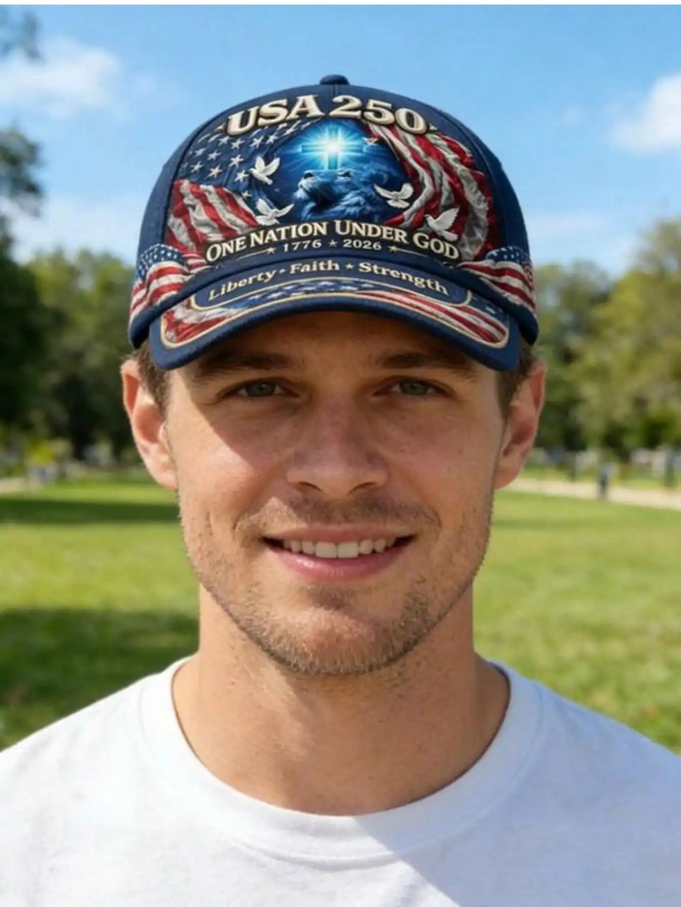 1776-2026 US 250th Anniversary Lion Of Judah Baseball Cap
