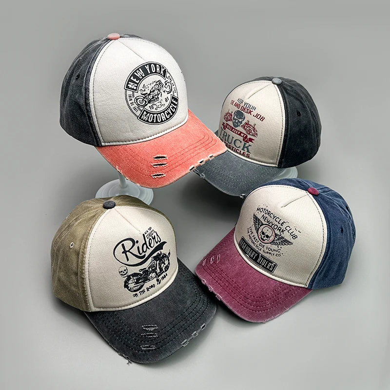 Motorcycle Sunshade Men Women Baseball Hats