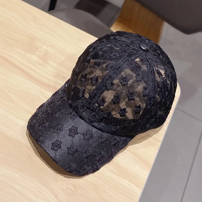 New Lace Women's Thin Baseball Women Hat