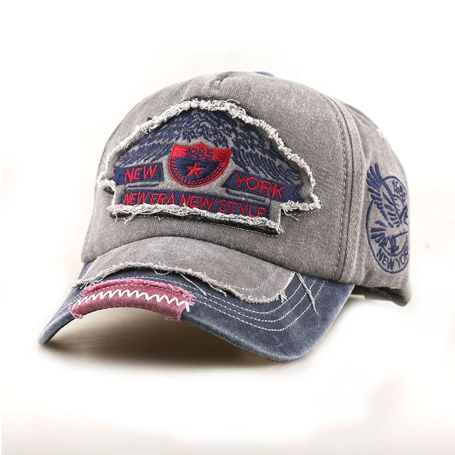 Retro Washed Cotton Baseball Cap