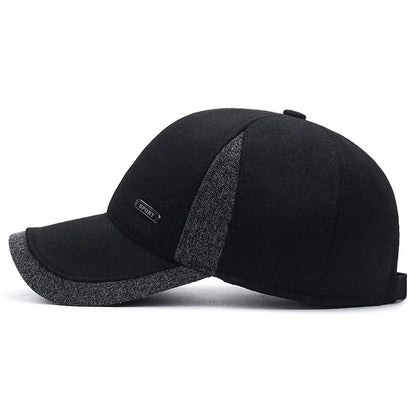Autumn Thick Warm Men Winter Baseball Cap