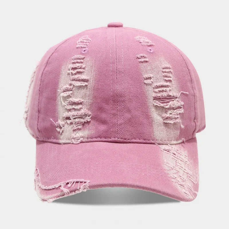 Spring Summer Baseball Cap Washed Distressed Hats