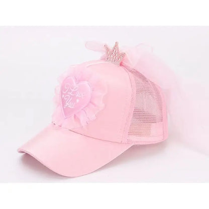 New Cartoon Children Baseball Cap Kids Girls Sun Hat Adjustable