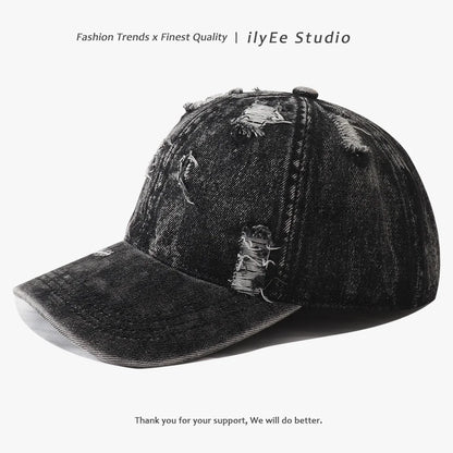 New Designer Washed Distressed Cowboy Baseball Cap