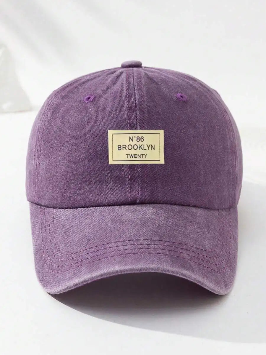 Unisex Washed Denim Baseball Cap Adjustable Casual Hat