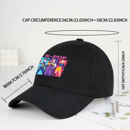 K-POP Girl Group Cartoon Baseball Cap Men Women