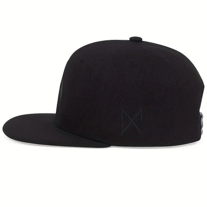 Unisex Flame Embroidery Hip-hop Hats Spring Autumn