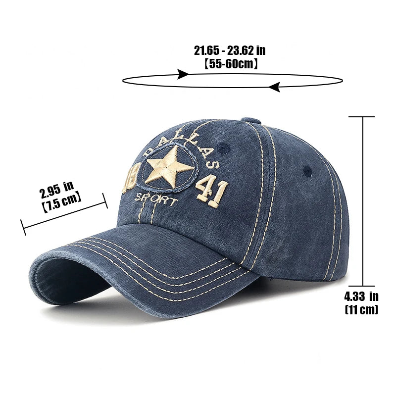 New Fashion Men Women 3D Embroidery Three-Line Sewing Baseball Cap Unisex