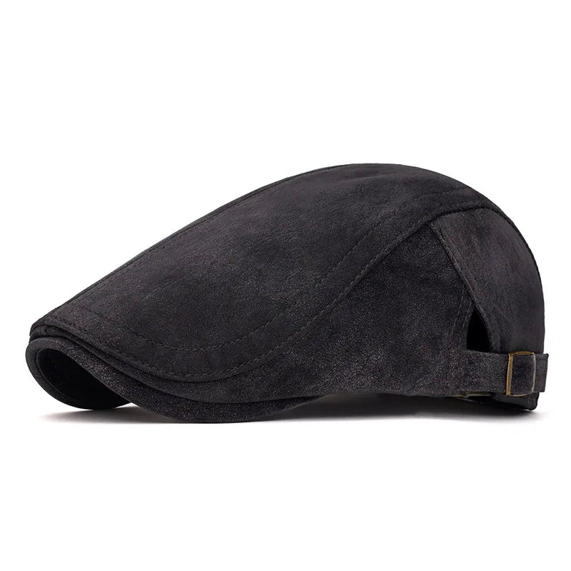 Autumn/Winter Beret Men's Vintage Forward-Facing Cap