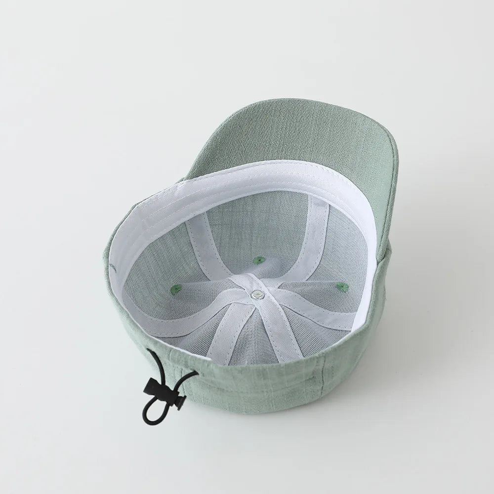 Baby Baseball Caps Summer Casual Hat Sun Visor For Toddler Infant Boys Girls Cute Cartoon Adjustable