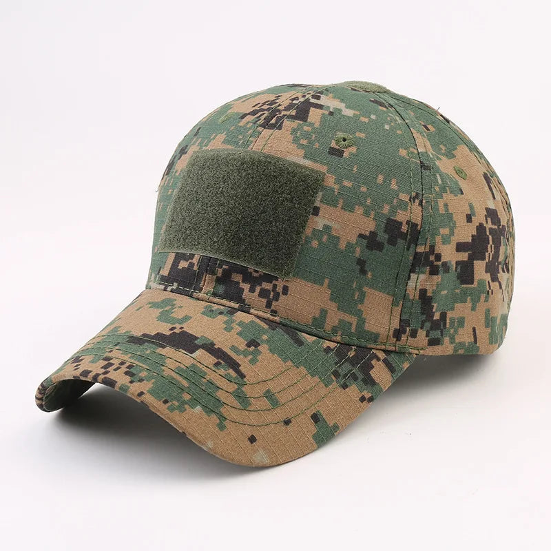 Men Camouflage Baseball Cap Camo Hat Camouflage Outdoor Sports Cap Camo Tactical Cap