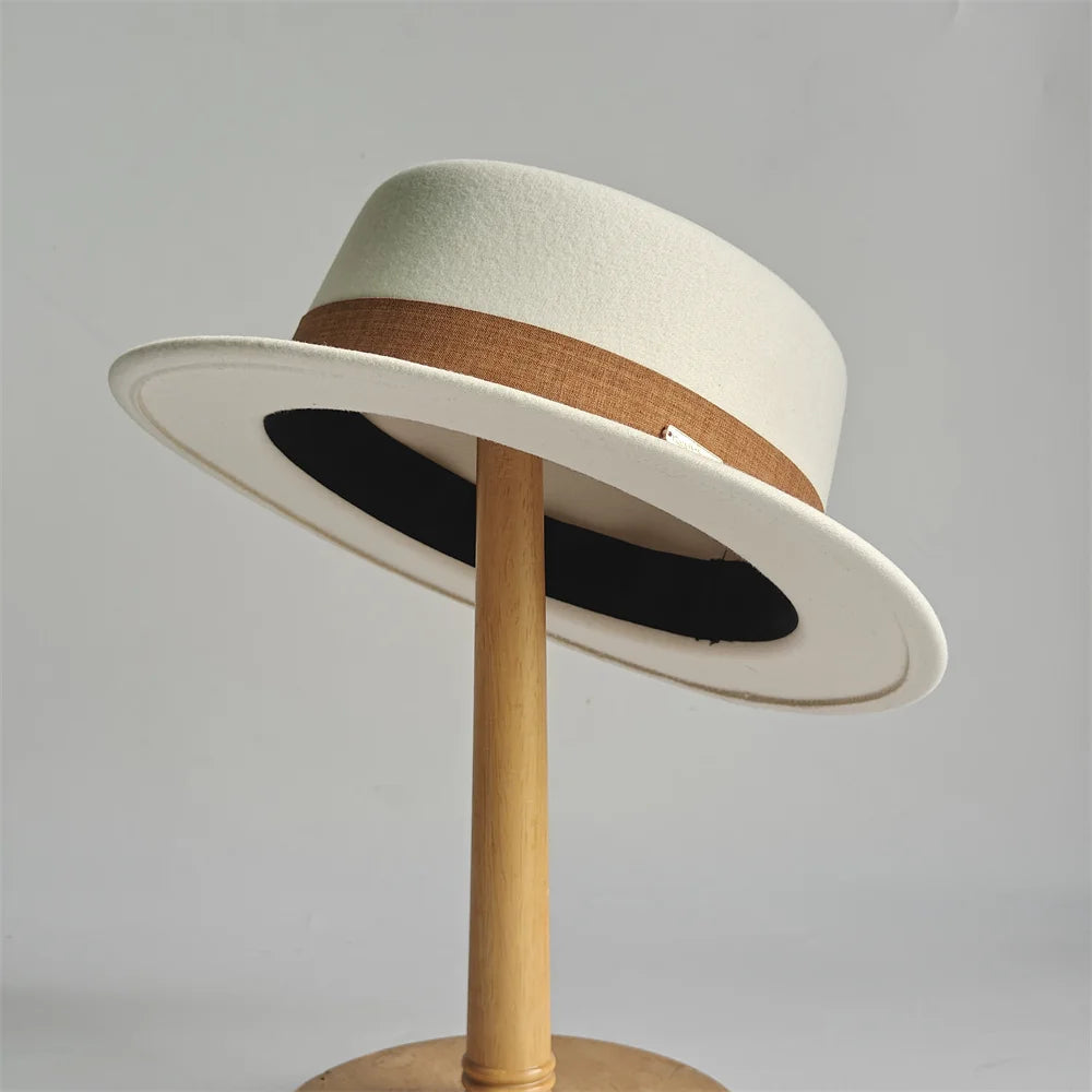 Autumn/Winter Fedora Hat For Women Soft Felt Hat - French Style Retro French