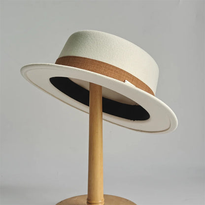 Autumn/Winter Fedora Hat For Women Soft Felt Hat - French Style Retro French