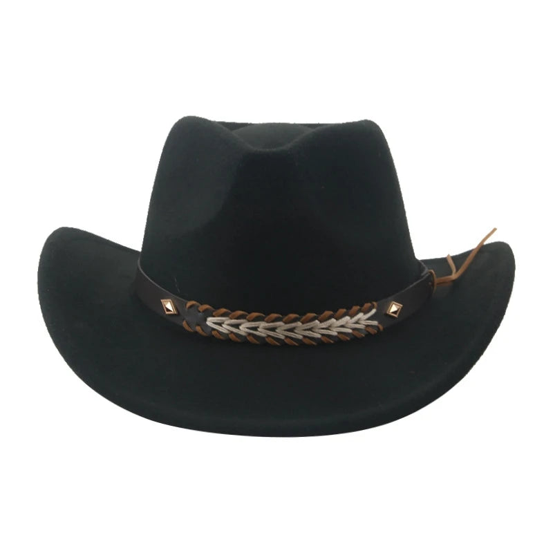 Stylish Wide Brim Straw Hat For Women Men Summer Beach Sun Hat
