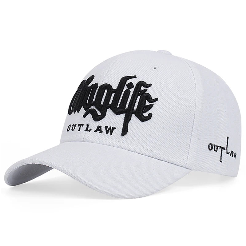 Simple and Fashionable New Baseball Hat Riot LIFE Embroidered Street Hip Hop Hat Daily Sunshade Hat