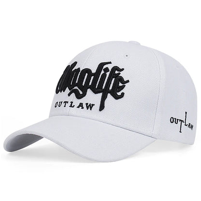 Simple and Fashionable New Baseball Hat Riot LIFE Embroidered Street Hip Hop Hat Daily Sunshade Hat
