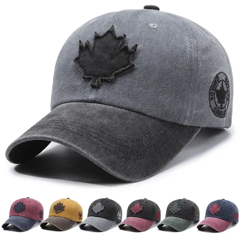 Maple Leaf Retro Baseball Men And Women