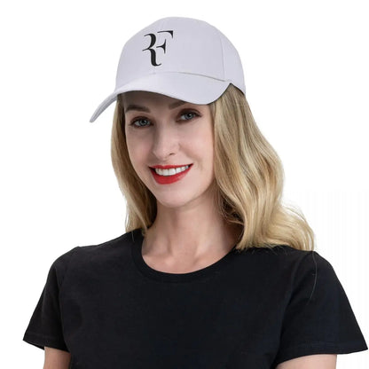 Men Women RF Roger Federer Patch Tennis Hats curved Baseball Caps