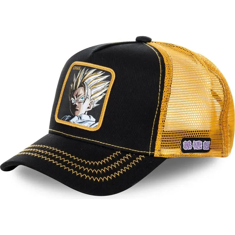 Dragon Ball Son Goku Cap Summer Travel Peaked Cap Men's Embroidery Hip-Hop Cap