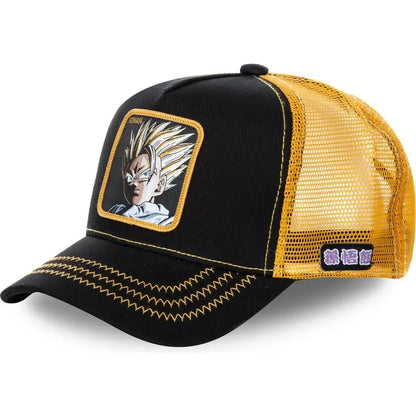 Dragon Ball Son Goku Cap Summer Travel Peaked Cap Men's Embroidery Hip-Hop Cap