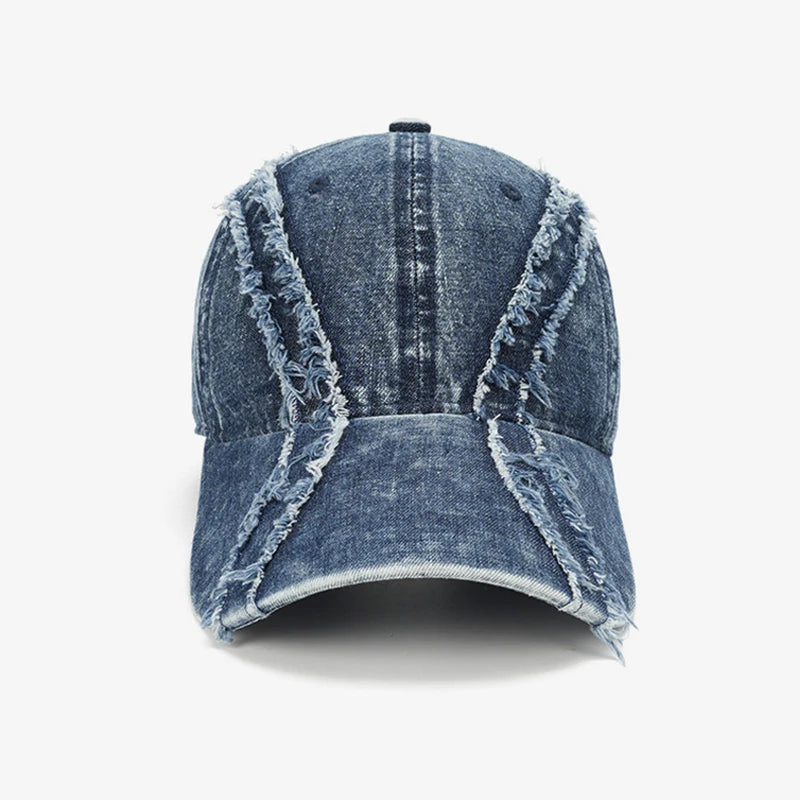 Baseball Cap Denim Men Women Adjustable Hat