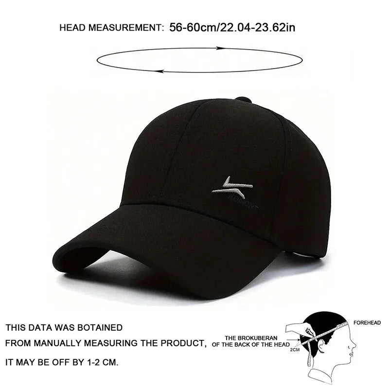 Unisex Two Hook Embroidery Baseball Caps