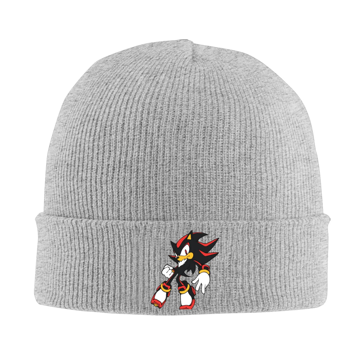 Shadow The Hedgehogs Knit Hat Beanies Autumn Winter Hat
