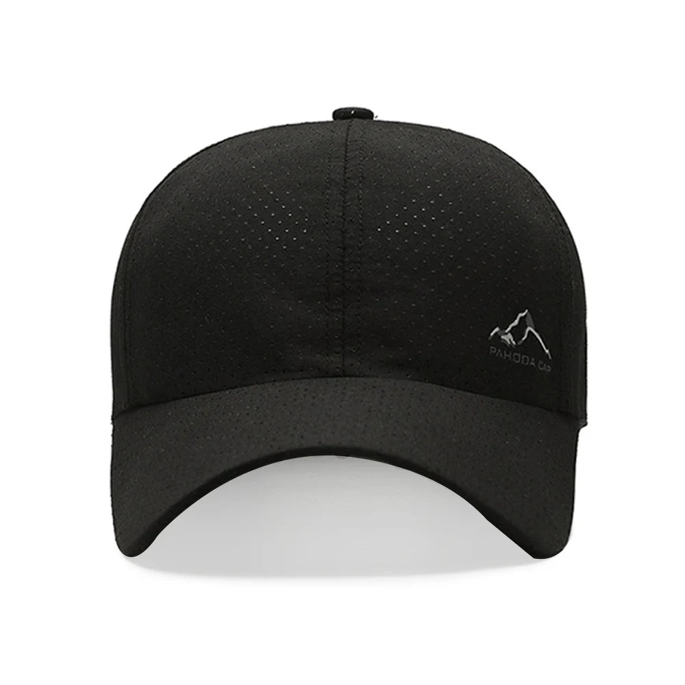 Fashion Quick Dry Summer Baseball Cap Breathable Adjustable Sports Cap UV Protection Trucker Cap Men Women