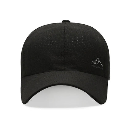Fashion Quick Dry Summer Baseball Cap Breathable Adjustable Sports Cap UV Protection Trucker Cap Men Women
