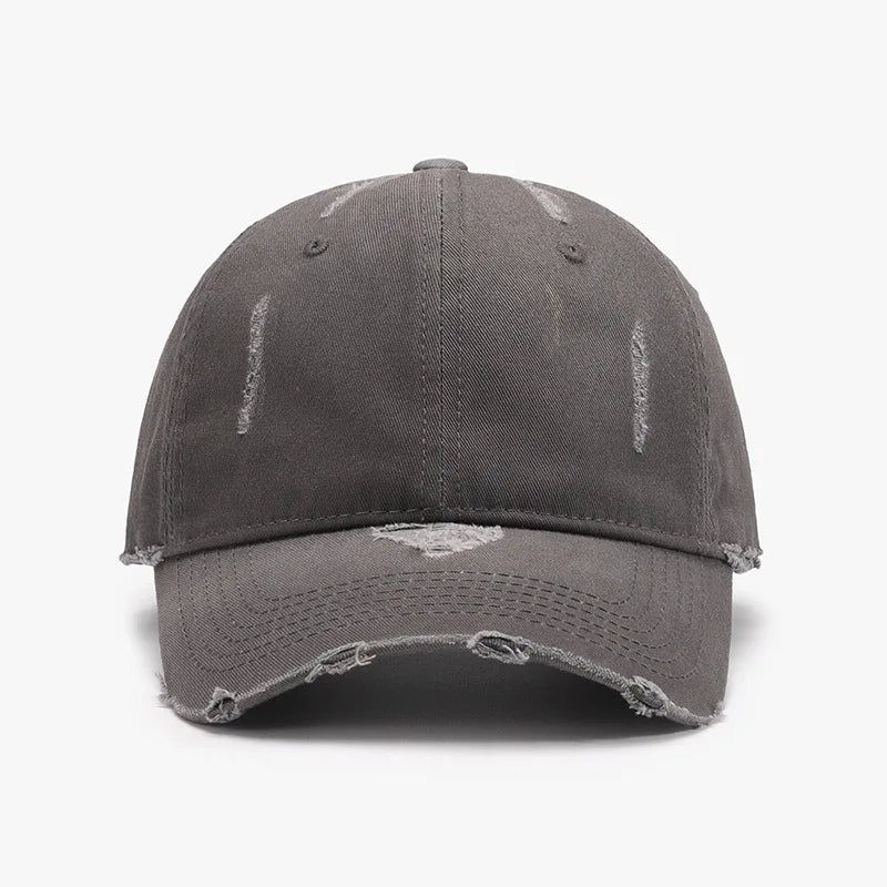 Women's Washed Distressed Baseball Cap For Outdoor Sports