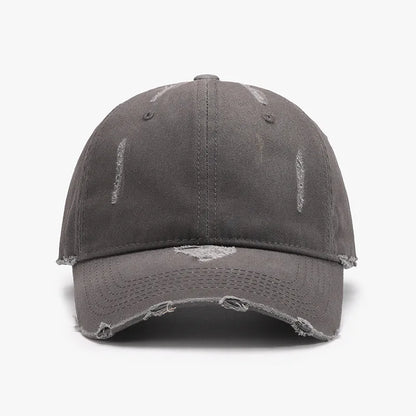 Women's Washed Distressed Baseball Cap For Outdoor Sports