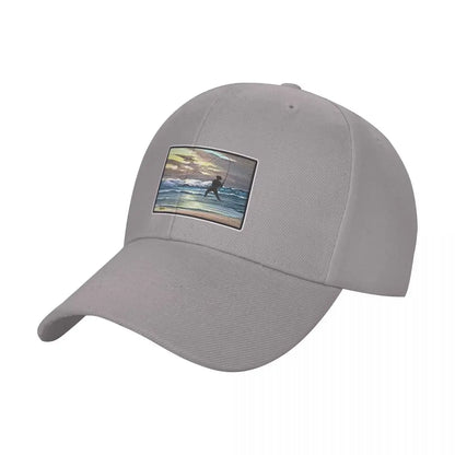 Love Surf Fishing Baseball Cap