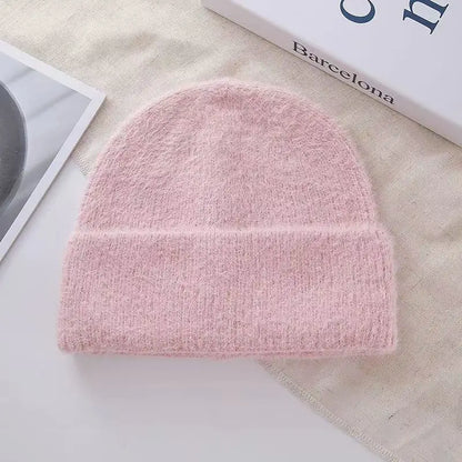 New Soft Faux Fur Winter Beanies Hat For Women