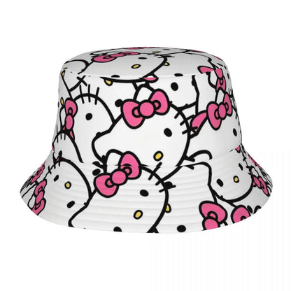 Kittys Leopard Bucket Hat Vocation Getaway Headwear Accessories Fisherman Cap