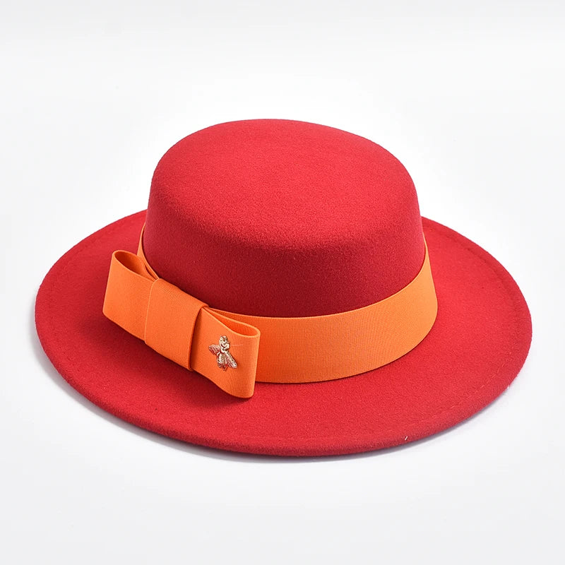 Fedora Hat For Women Fashion Formal Wedding Decorate Church Cap