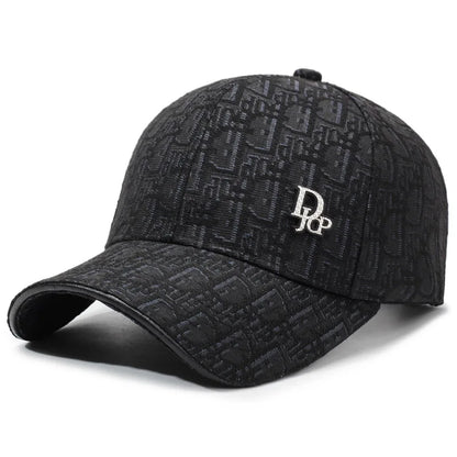 Versatile Korean Style Full Letter Baseball Cap Unisex Trendy Duckbill Casual Retro
