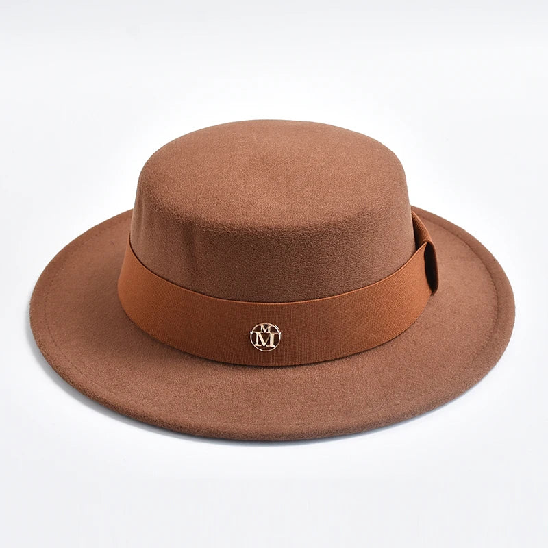 British Style Fedora Hats For Women Fashion Autumn Winter