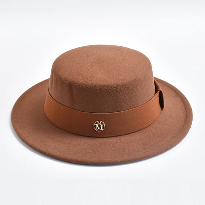 British Style Fedora Hats For Women Fashion Autumn Winter